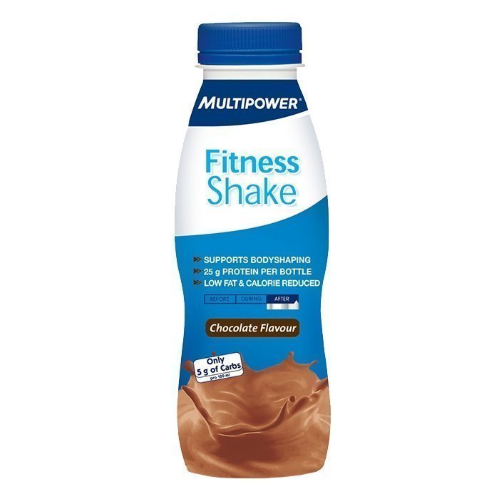 Multipower Fitness Shake Low Carb 330 ml Mansikka