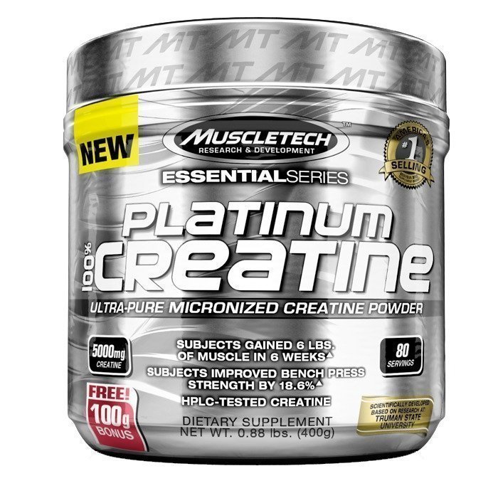 MuscleTech 100% Platinum Creatine 402g