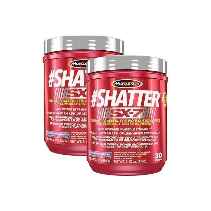 MuscleTech 2 x Shatter SX-7 30 Servings