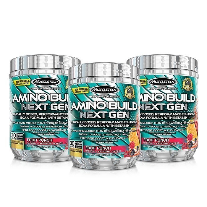 MuscleTech 3 x Amino Build Next Gen 30 servings