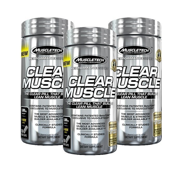 MuscleTech 3 x Clear Muscle