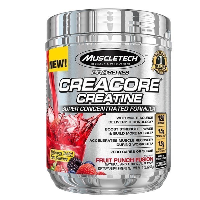 MuscleTech Creacore Creatine 120 servings Fruit Punch Fusion