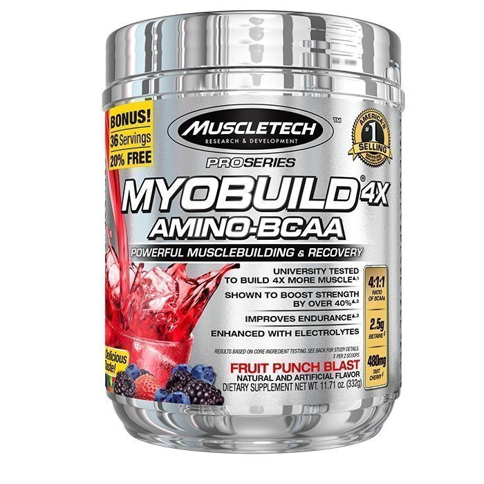 MuscleTech MyoBuild 4X 332 g Fruit Punch