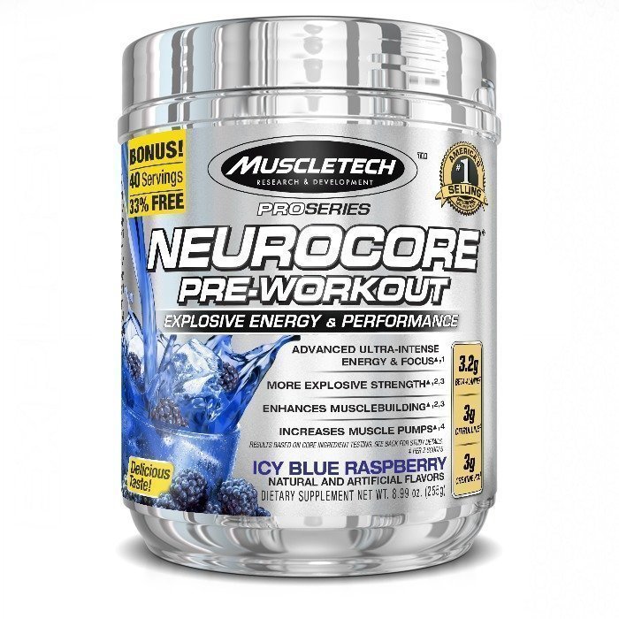 MuscleTech Neurocore 50 servings Blue Raspberry