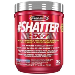 MuscleTech #Shatter SX-7 30 Servings Icy Pink Lemonade