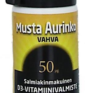 Musta Aurinko D3-Vitamiini 50 Mikrog