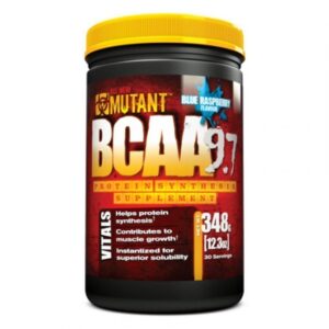 Mutant Bcaa 9.7 1 Kg Tuubi Sininen Vadelma