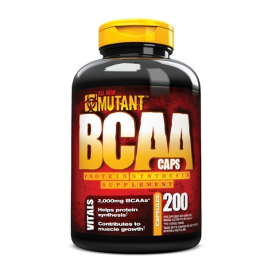 Mutant Bcaa X 200 Caps 400capsules Purkkia Maustamaton