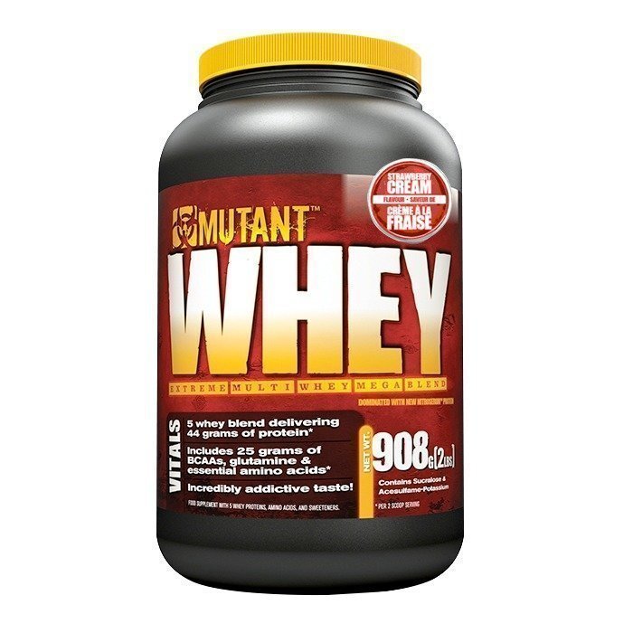 Mutant Whey 908 g Strawberry Cream