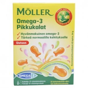 Möller Omega-3 Pikkukalat 45kpl