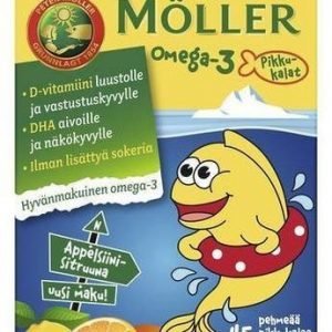 Möller Omega-3 Pikkukalat Sitruuna