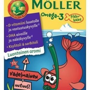 Möller Omega-3 Pikkukalat Vadelma