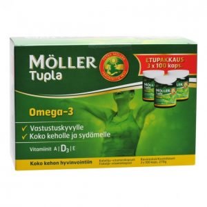 Möller Omega-3 Tupla 300kpl 270g