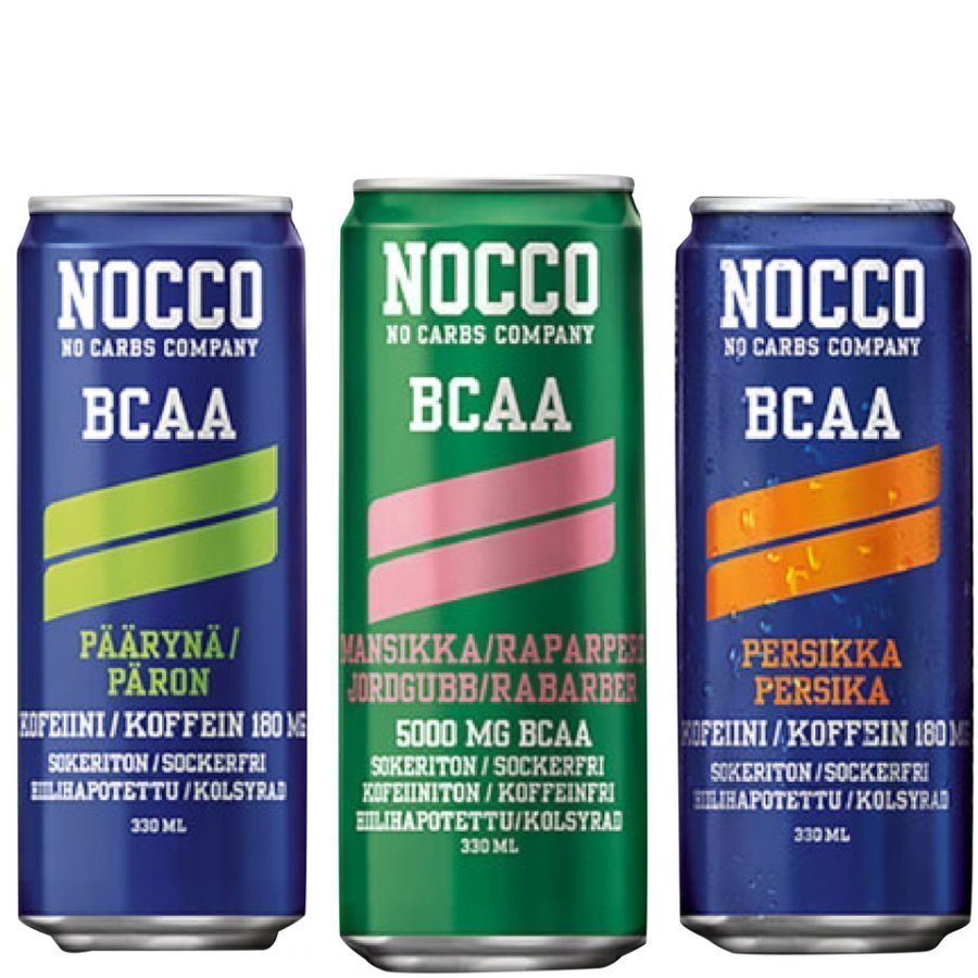 Nocco Bcaa 12 X 330 Ml Mansikka