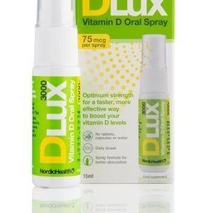 Nordic Health Dlux 3000 75 Mikrog D-Vitamiinisuihke