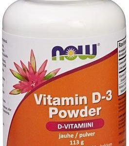 Now Foods D3-Vitamiinijauhe