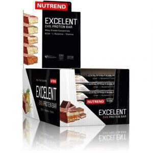 Nutrend Excelent Protein Bar 1x85 G Bar 30x40 G Bars Marzipan With Almonds