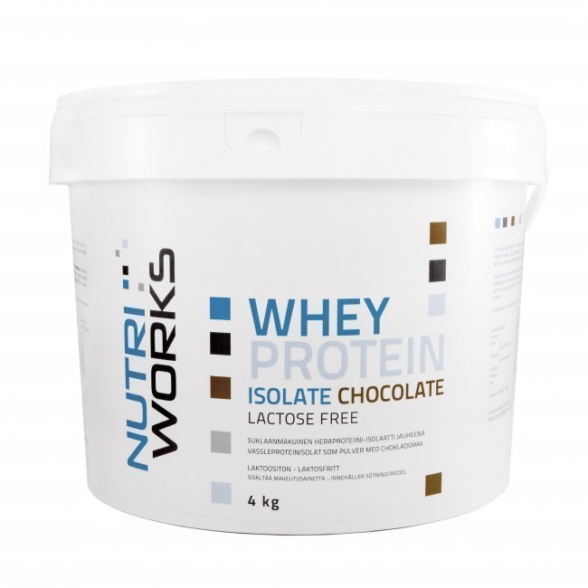 Nutri Works Whey Protein Isolate (laktoositon) 4kg