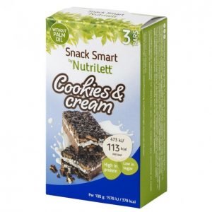 Nutrilett Cookies And Cream Keksipatukka 3 X 30 G