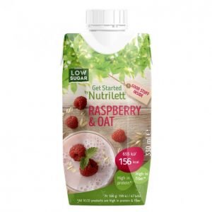 Nutrilett Raspberry & Oat Vlcd Ateriankorvikejuoma 330 Ml