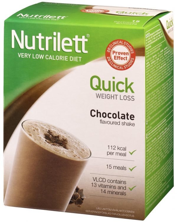 Nutrilett Vlcd Shake Chocolate Pirtelö 15 X 33 G