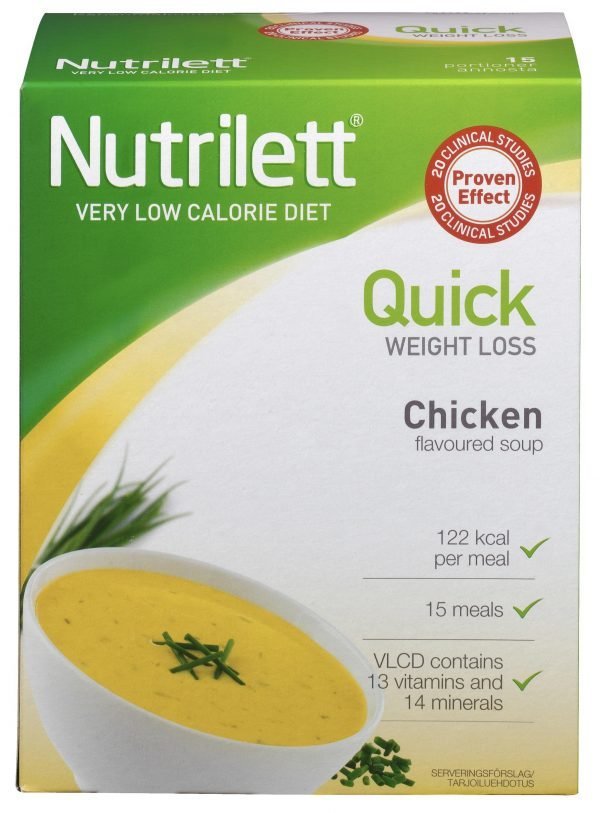 Nutrilett Vlcd Soup Creamy Chicken Pussikeitto 15 X 33 G