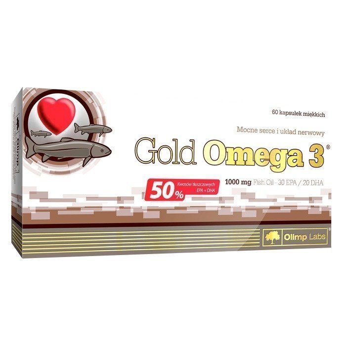 Olimp Omega 3 Gold 1000 mg 60 kapselia