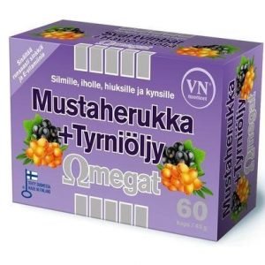 Omegat Mustaherukka + Tyrniöljy