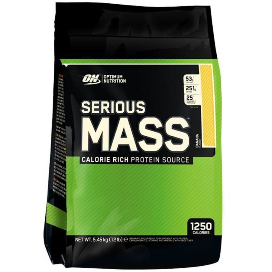 Optimum Nutrition Serious Mass 5450 G Pussi Maapähkinävoi