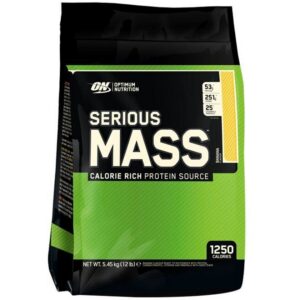 Optimum Nutrition Serious Mass 5450 G Pussi Mansikka