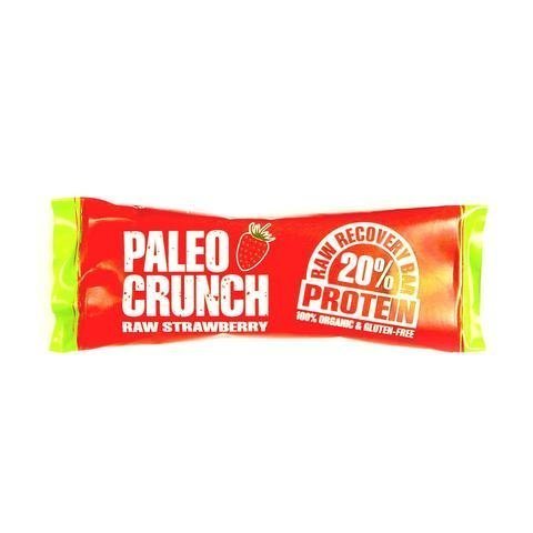 Paleo Crunch Luomu Raaka Proteiinipatukka Mansikka