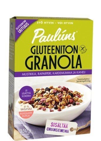 Pauluns Gluteeniton Granola