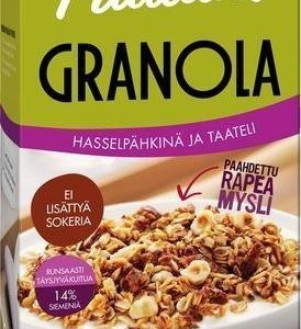 Pauluns Granola Hasselpähkinä & Taateli