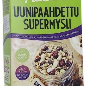 Pauluns Uunipaahdettu Mysli Karhunvatukka-Kardemumma-Macadamiapähkinä