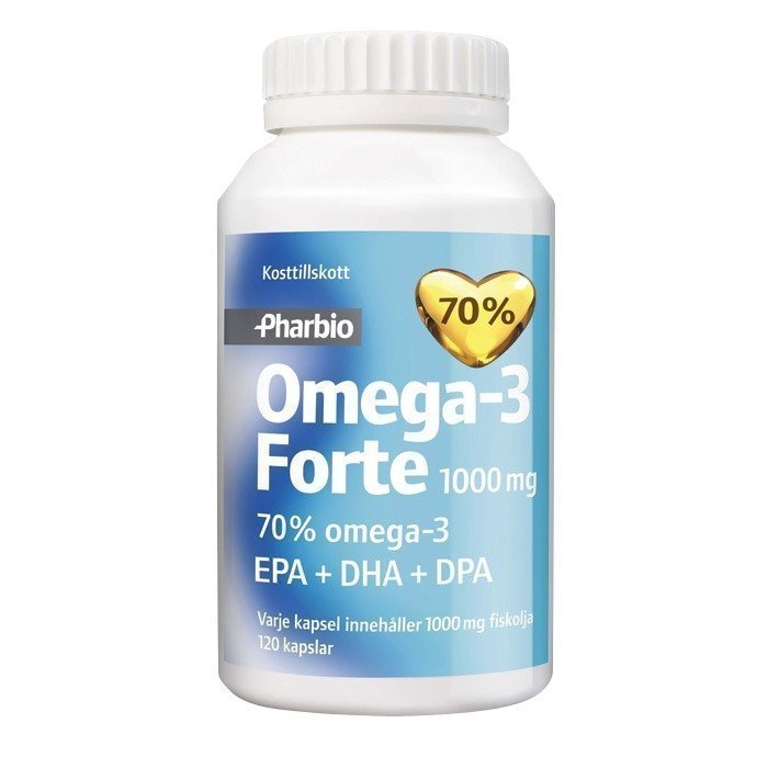 Pharbio Omega-3 Forte 1000mg 120 kpl