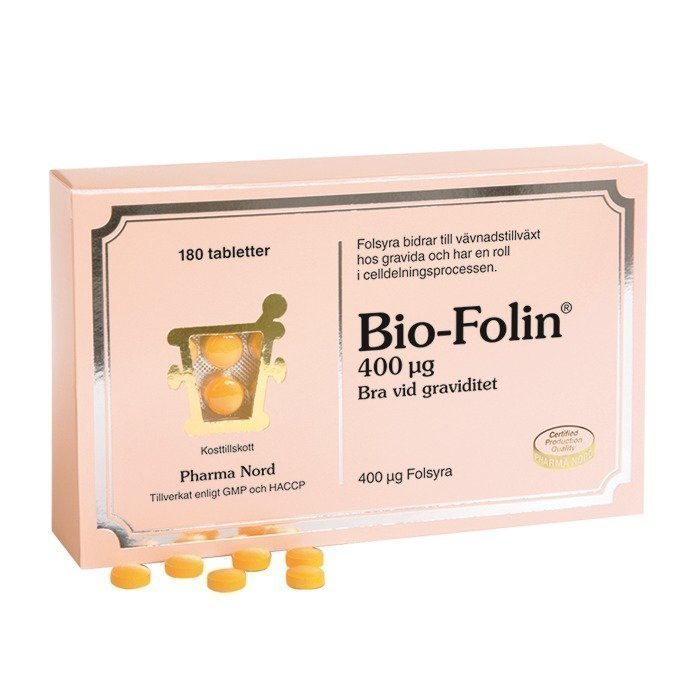 Pharma Nord Bio-Folin 400 mcg 180 kpl
