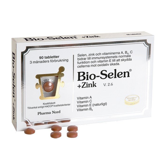 Pharma Nord Bio-Selen + Sinkki 90 tablettia