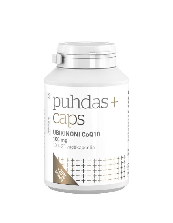 Puhdas+ Coq10 Ubikinoni 100 Mg 100+25 Kaps