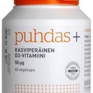 Puhdas+ Kasviperäinen D3-Vitamiini 50 Mikrog