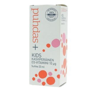 Puhdas+ Kids Kasviperäinen D3 Vitamiinisuihke 10 Μg 20 Ml