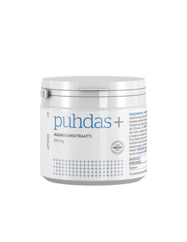 Puhdas+ Magnesiumsitraatti 250 500 Mg