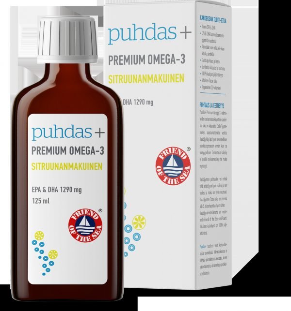 Puhdas+ Premium Omega 3 1500 Mg 125 Ml