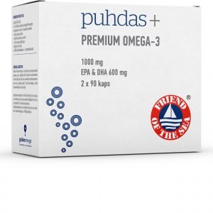 Puhdas+ Premium Omega 3 180 Kaps