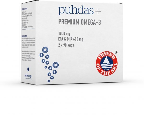 Puhdas+ Premium Omega 3 180 Kaps