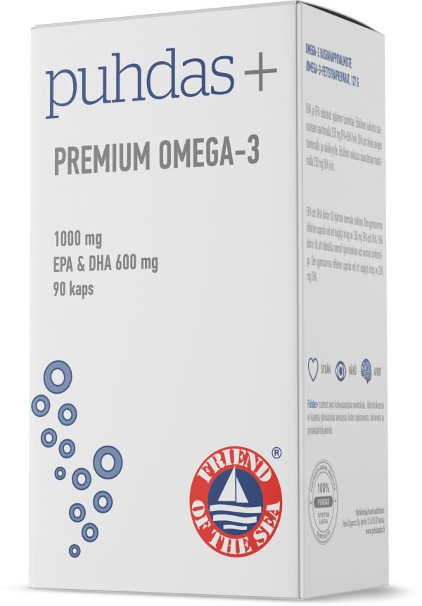 Puhdas+ Premium Omega 3 90 Kaps