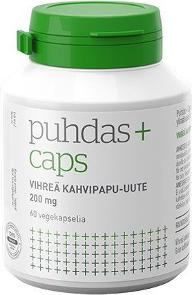 Puhdas+ Puhdas+Caps vihreä kahvipapu