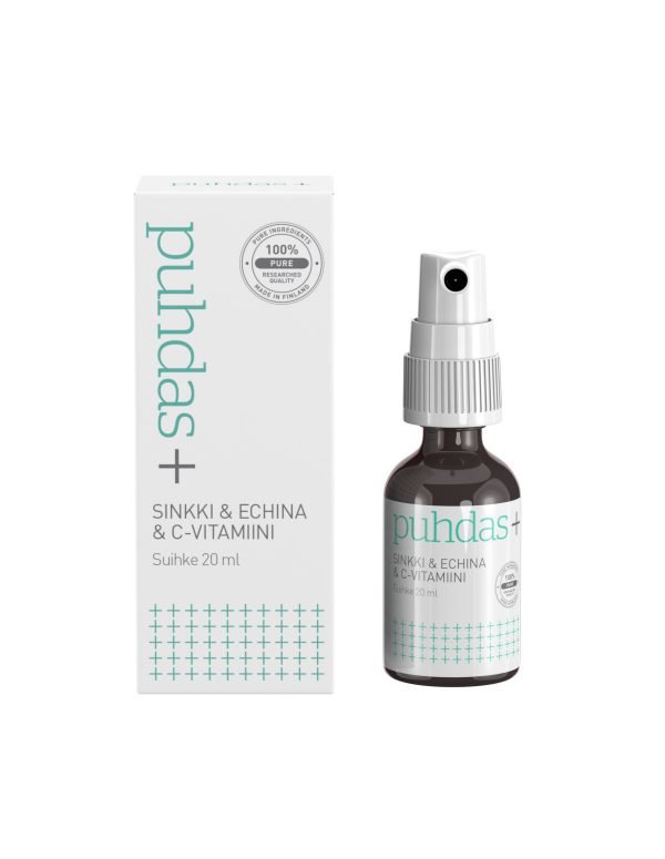 Puhdas+ Sinkki & Echina & C Vitamiini Suihke 20 Ml