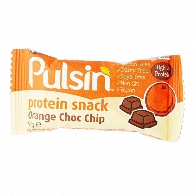 Pulsin Orange Choc Chip Protein Snack