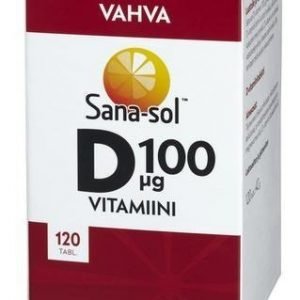 Sana-Sol Helposti Nieltävä D-Vitamiini 100 Mikrog