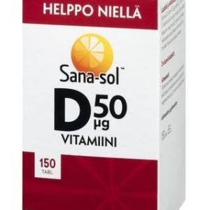 Sana-Sol Helposti Nieltävä D-Vitamiini 50 Mikrog